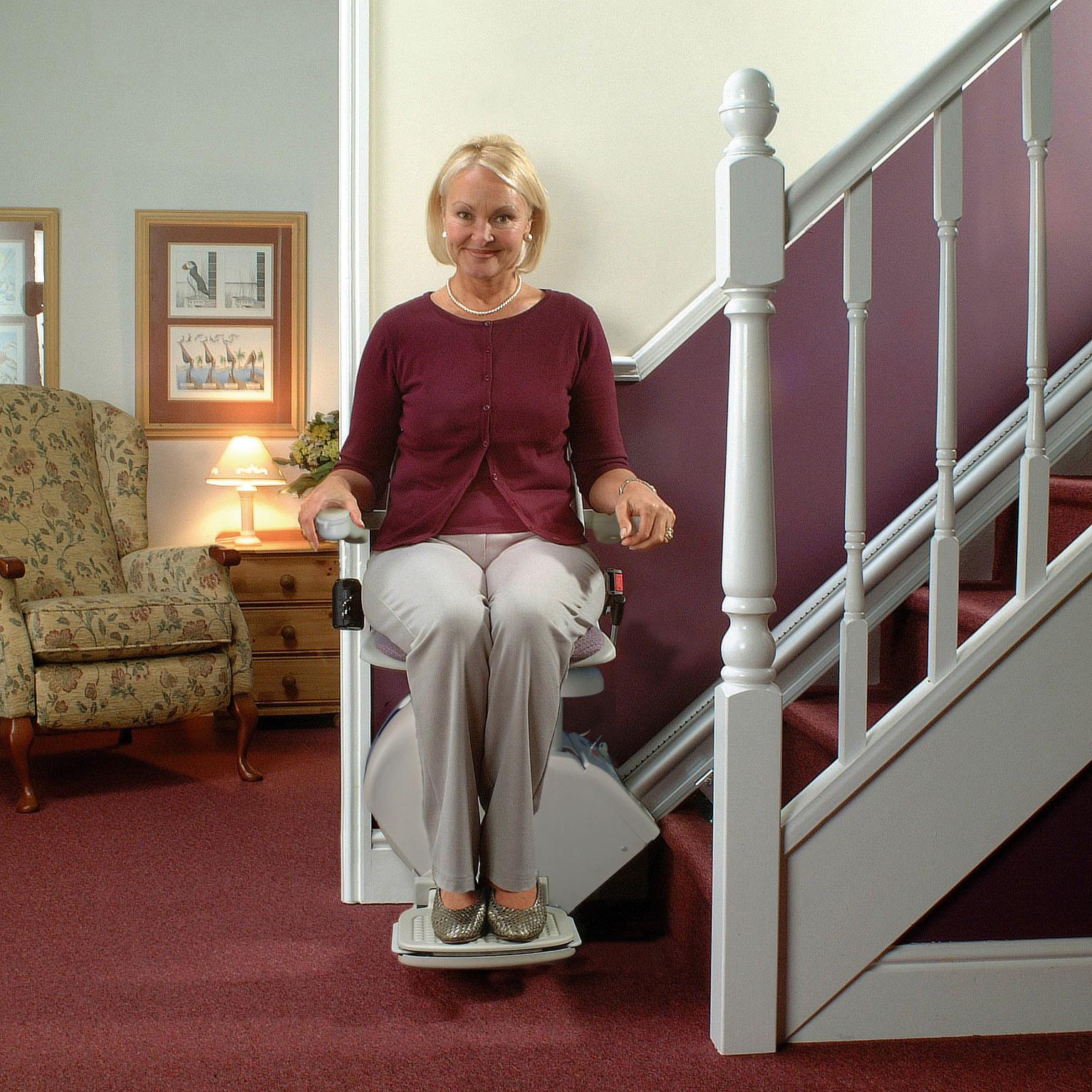 San Diego curved stair lift chair for elderly