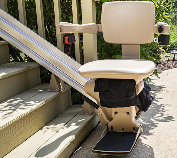 San Diego Outdoor Stair Lift Chair exterior in AZ outside